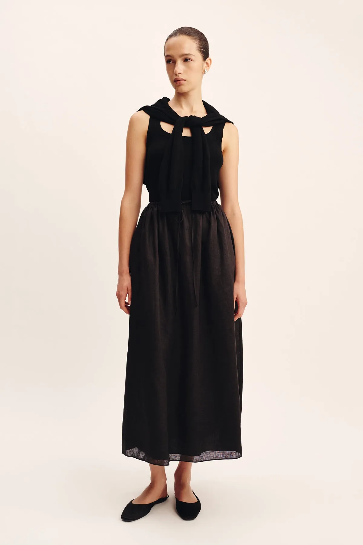 GINNY SKIRT - BLACK sold by Posse
