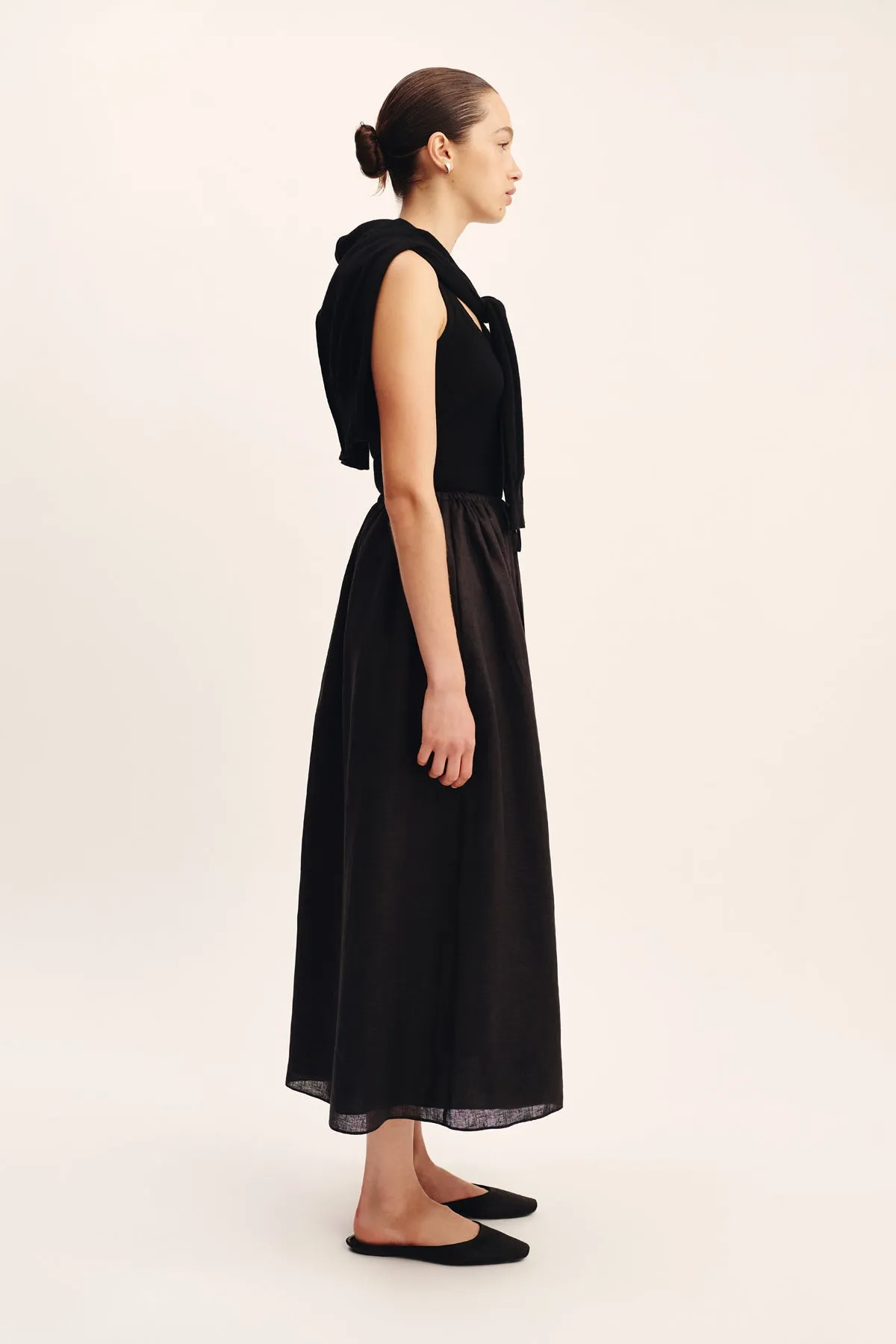 GINNY SKIRT - BLACK sold by Posse product image thumbnail 3