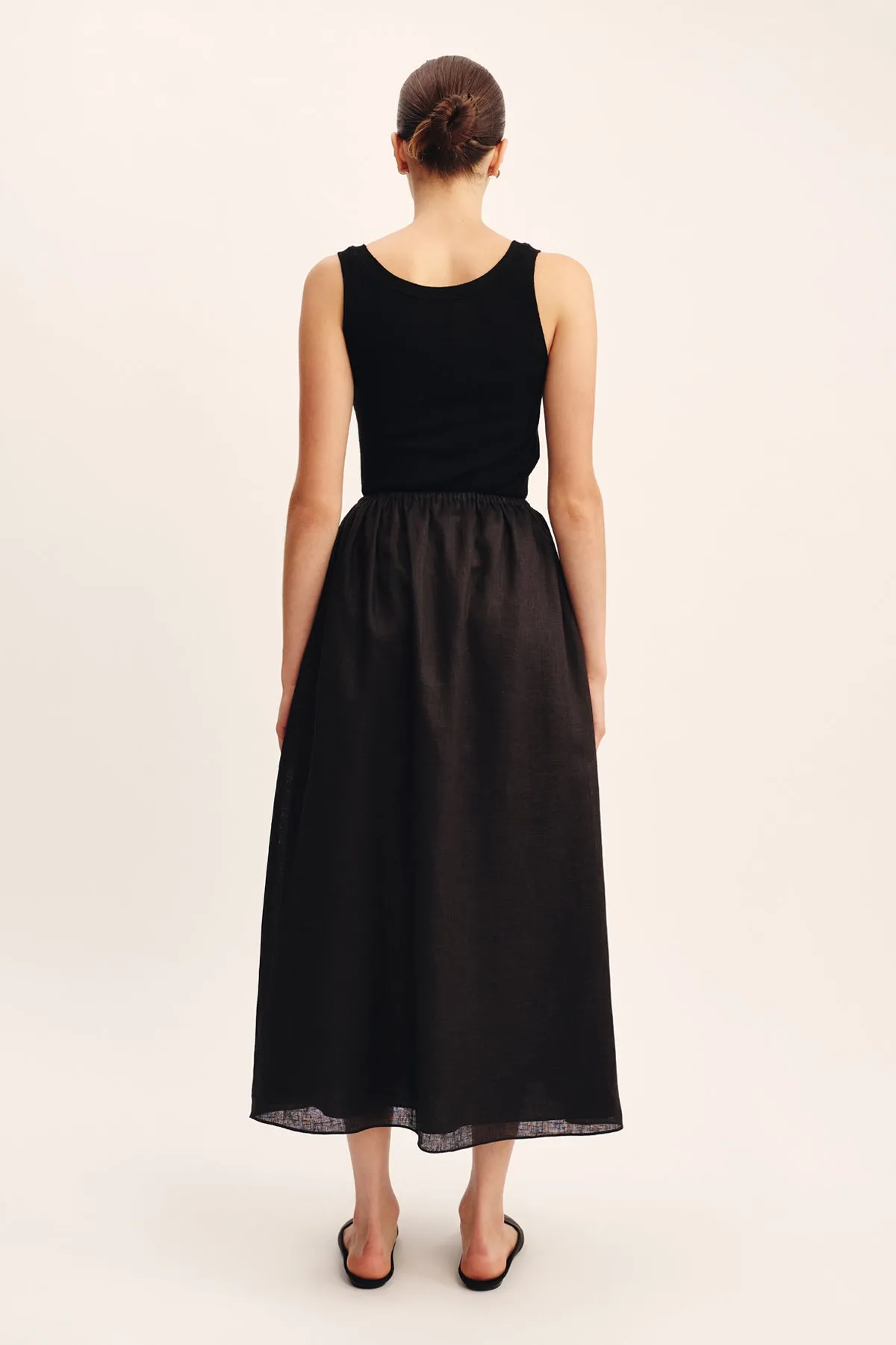 GINNY SKIRT - BLACK sold by Posse product image thumbnail 2