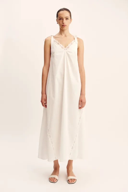 MARILYN SHIFT DRESS - VINTAGE WHITE sold by Posse