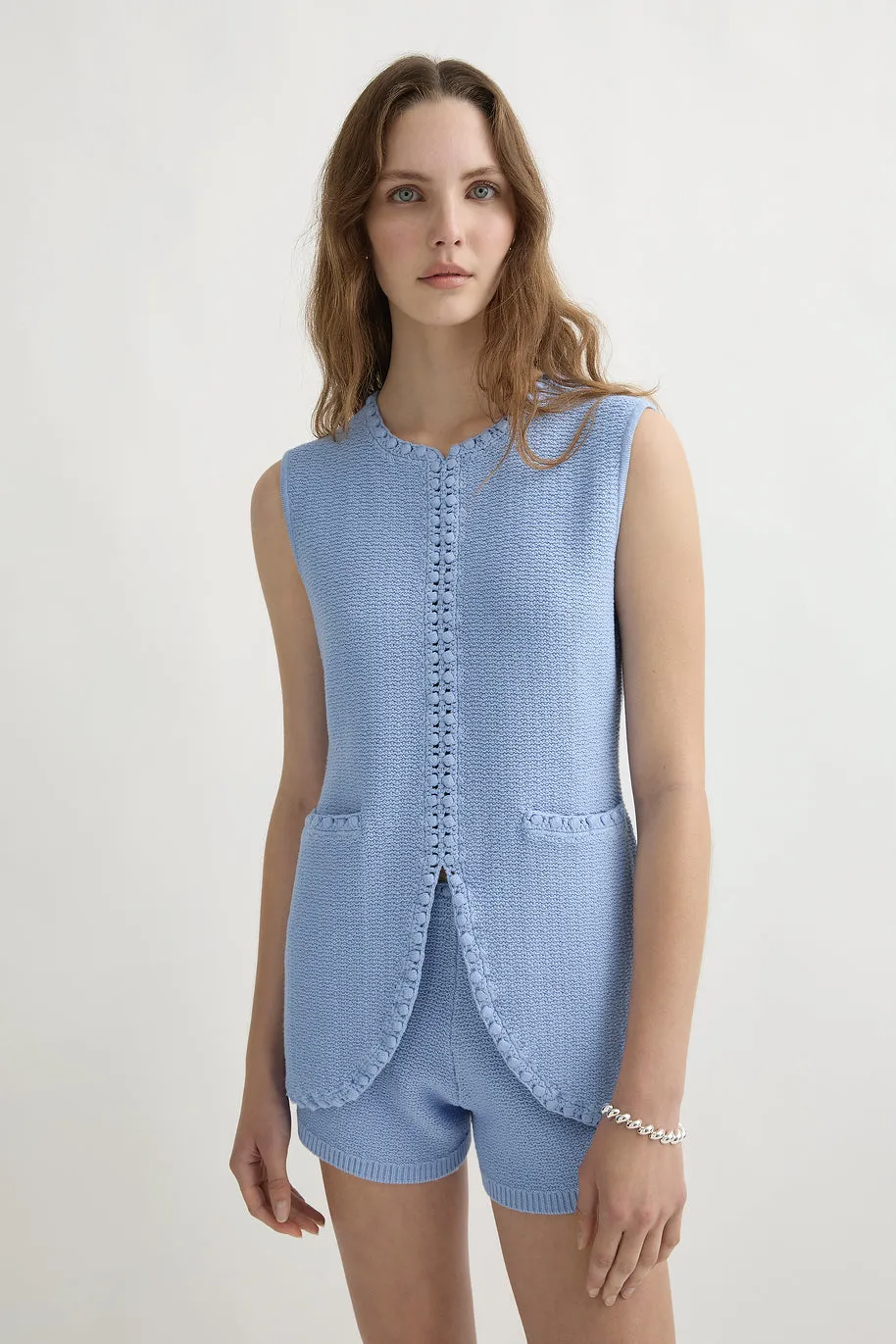 HARLAN VEST - BLUE sold by Posse