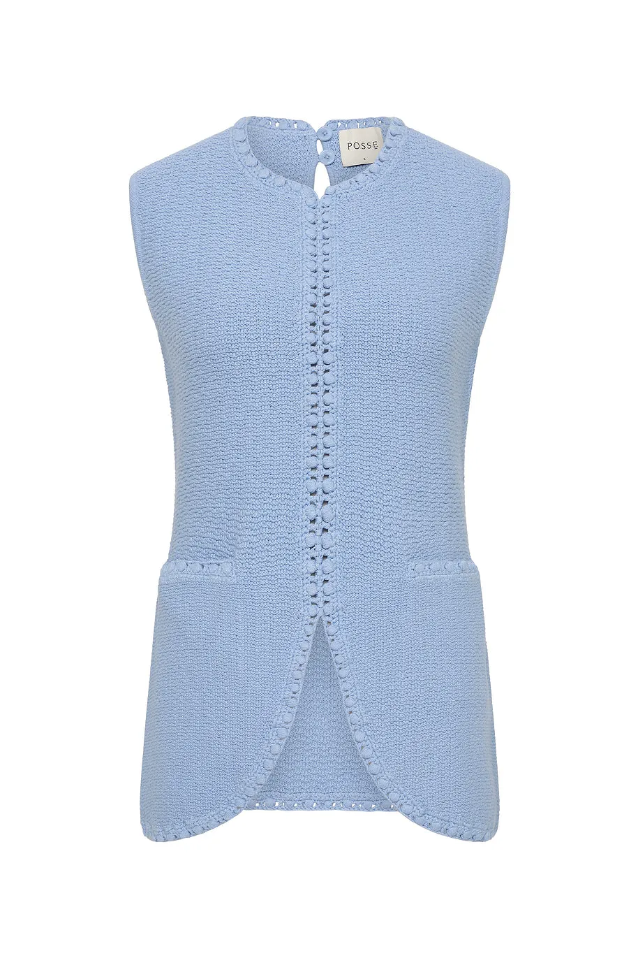 HARLAN VEST - BLUE sold by Posse product image thumbnail 5