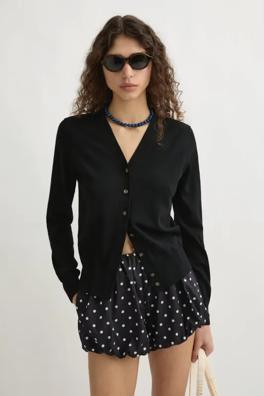 FINLEY CARDIGAN - BLACK sold by Posse