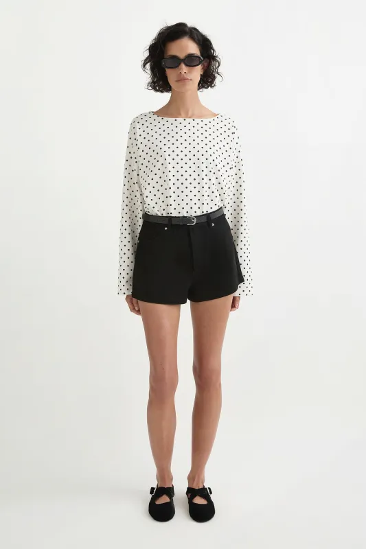 DREW HOTPANT - BLACK sold by Posse