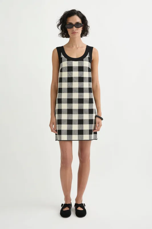 PIPPA MINI DRESS - HERITAGE PLAID sold by Posse
