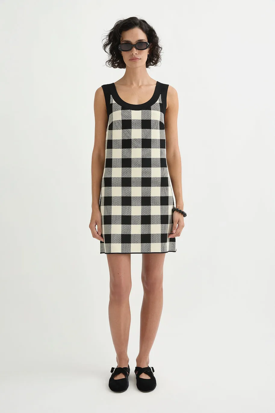 PIPPA MINI DRESS - HERITAGE PLAID sold by Posse