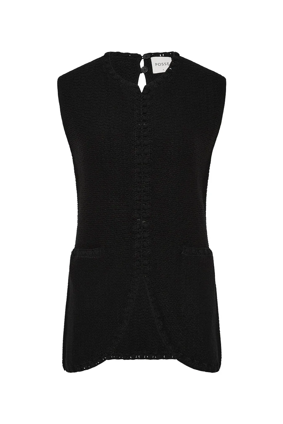 HARLAN VEST - BLACK sold by Posse product image thumbnail 5