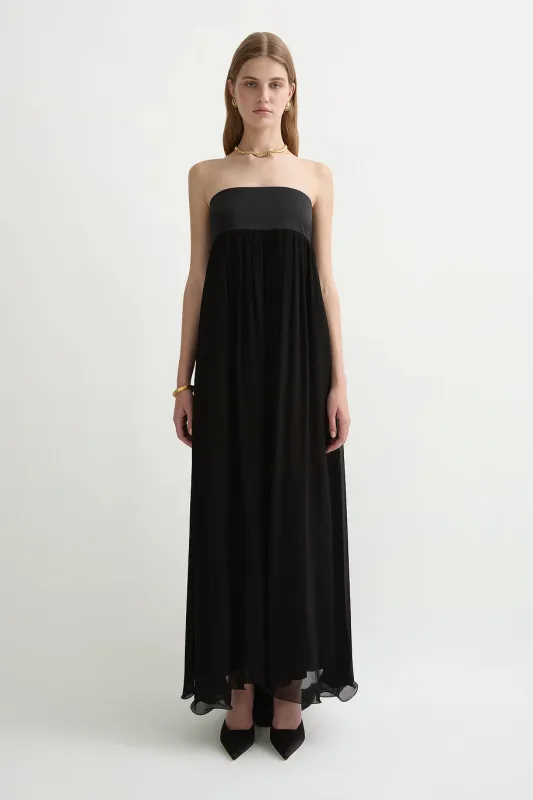 SOLENE DRESS - BLACK sold by Posse