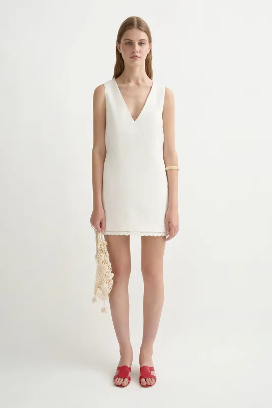 EFFI MINI DRESS - CREAM sold by Posse