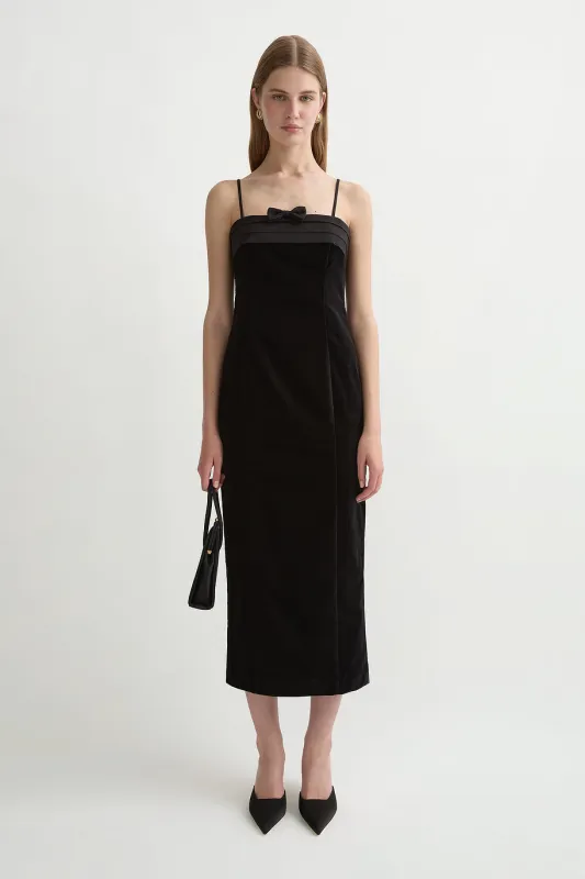 QUINCY DRESS - BLACK sold by Posse