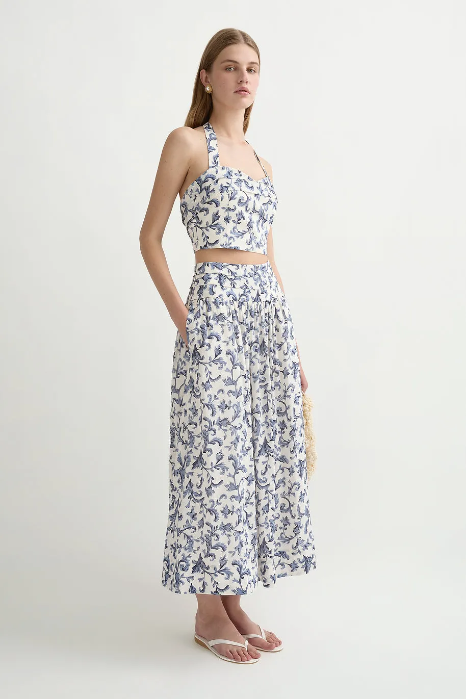 RUE SKIRT - BLUE BAROQUE sold by Posse product image thumbnail 3