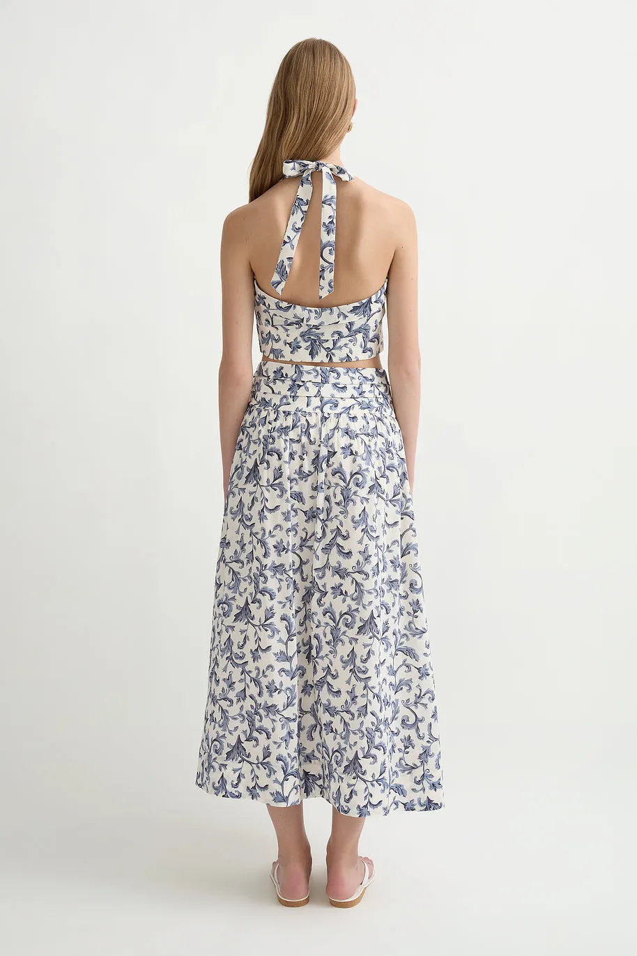 RUE SKIRT - BLUE BAROQUE sold by Posse product image thumbnail 4