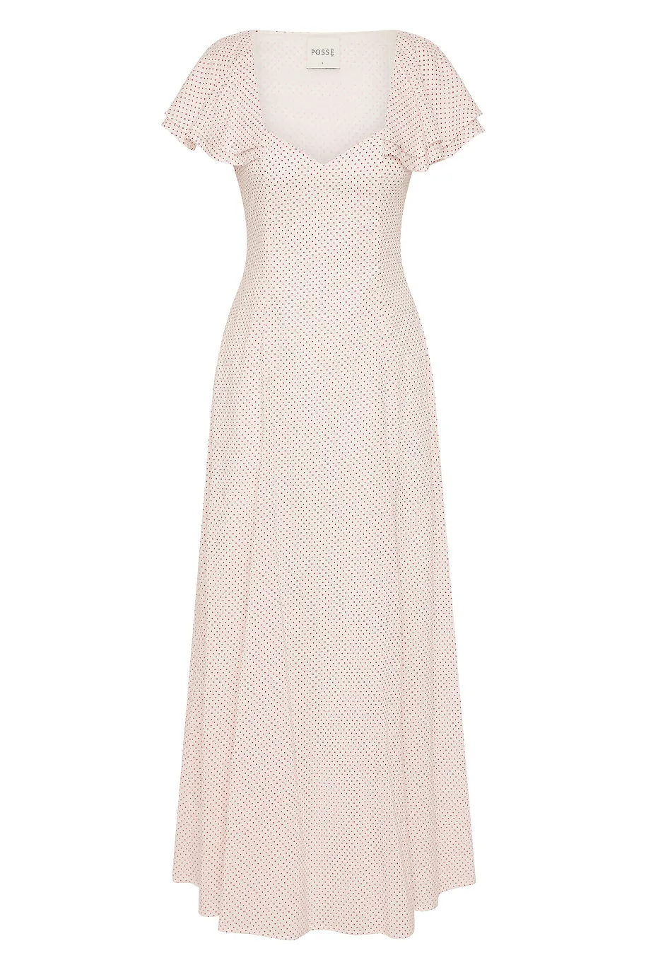 MARLOWE SUNDRESS - CREAM & RED POLKA DOT sold by Posse product image thumbnail 5