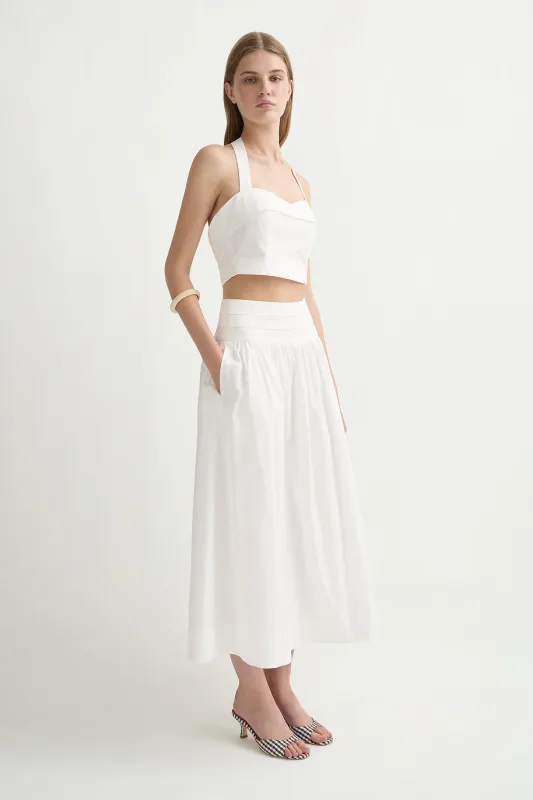 RUE SKIRT - CREAM sold by Posse