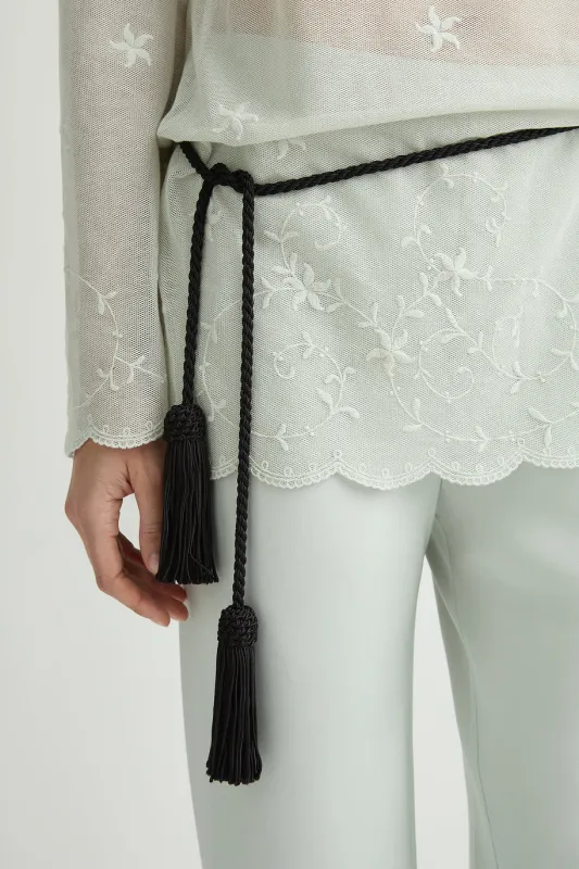 TASSEL BELT - BLACK sold by Posse