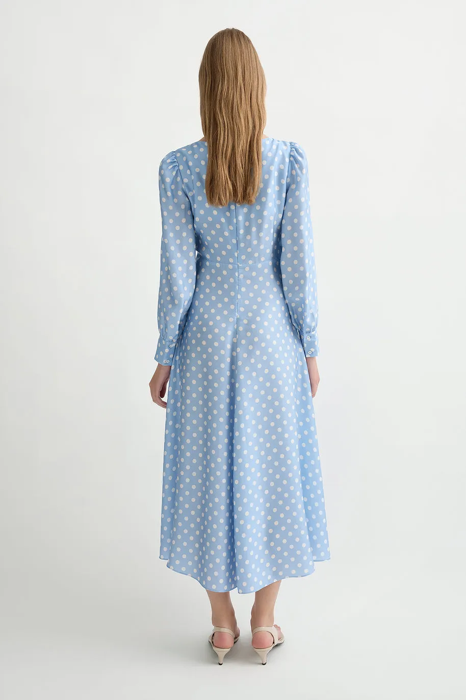 TILLIE DRESS - BLUE POLKA DOT sold by Posse product image thumbnail 5