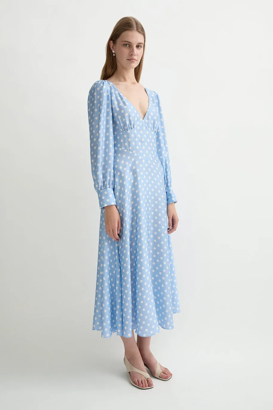 TILLIE DRESS - BLUE POLKA DOT sold by Posse product image thumbnail 2