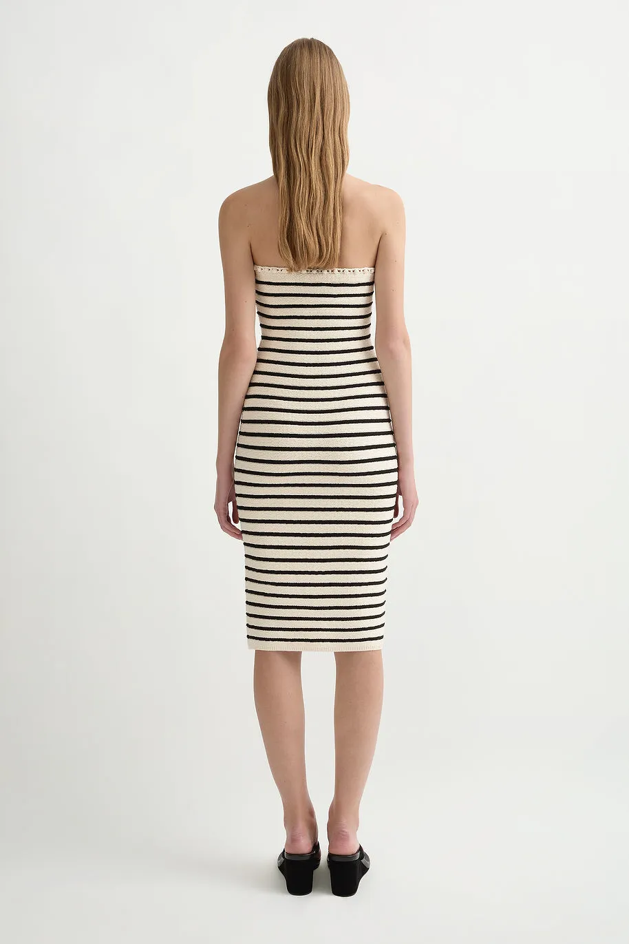 HENRY DRESS - CREAM & BLACK sold by Posse product image thumbnail 4