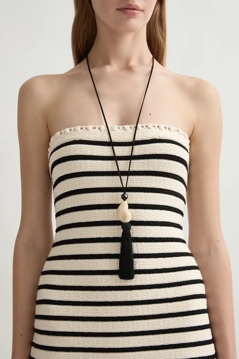 HENRY DRESS - CREAM & BLACK sold by Posse product image thumbnail 3