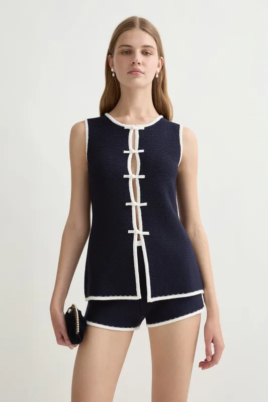 LOU TUNIC - NAVY sold by Posse