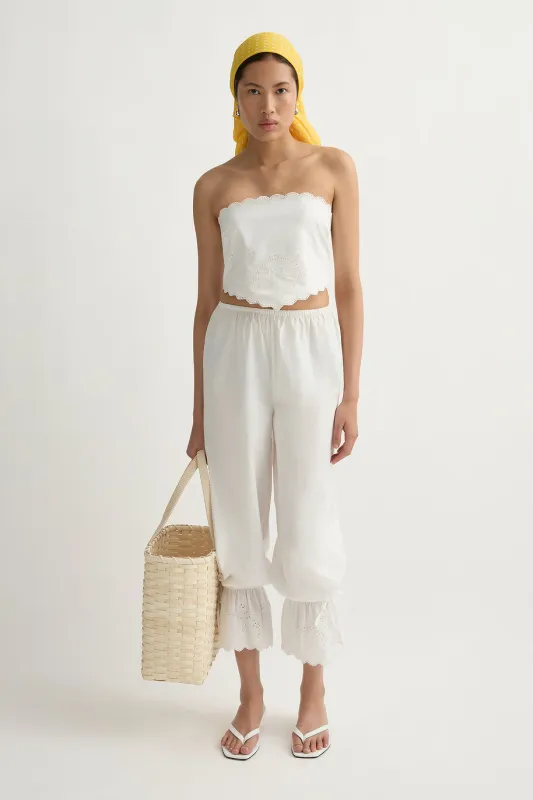 LOIS PANT - VINTAGE WHITE sold by Posse