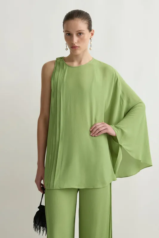 JANE ONE SHOULDER TOP made by Posse