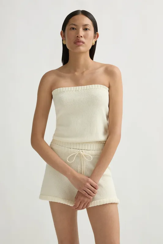 TEO STRAPLESS TOP made by Posse