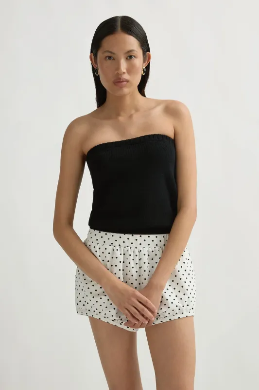 TEO STRAPLESS TOP made by Posse