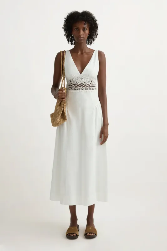 VEDA V-NECK DRESS made by Posse