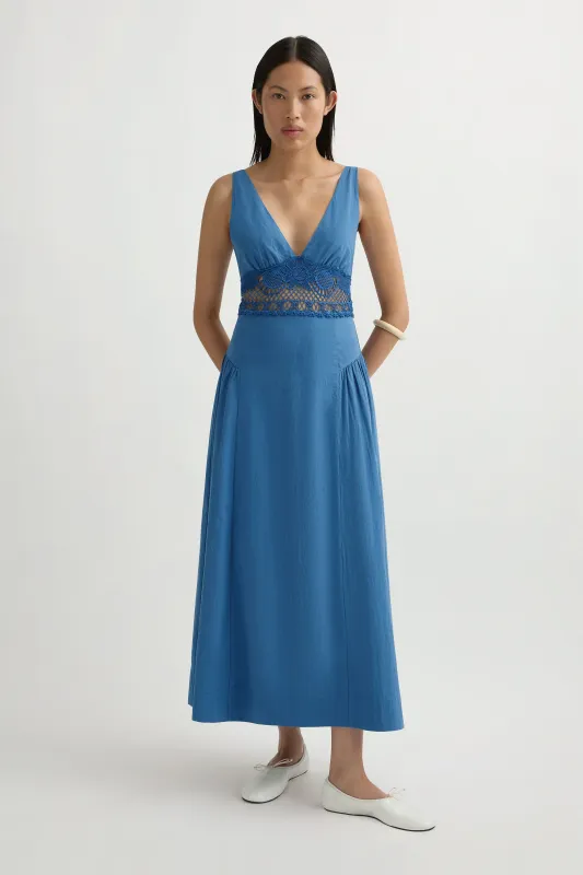 VEDA V-NECK DRESS made by Posse