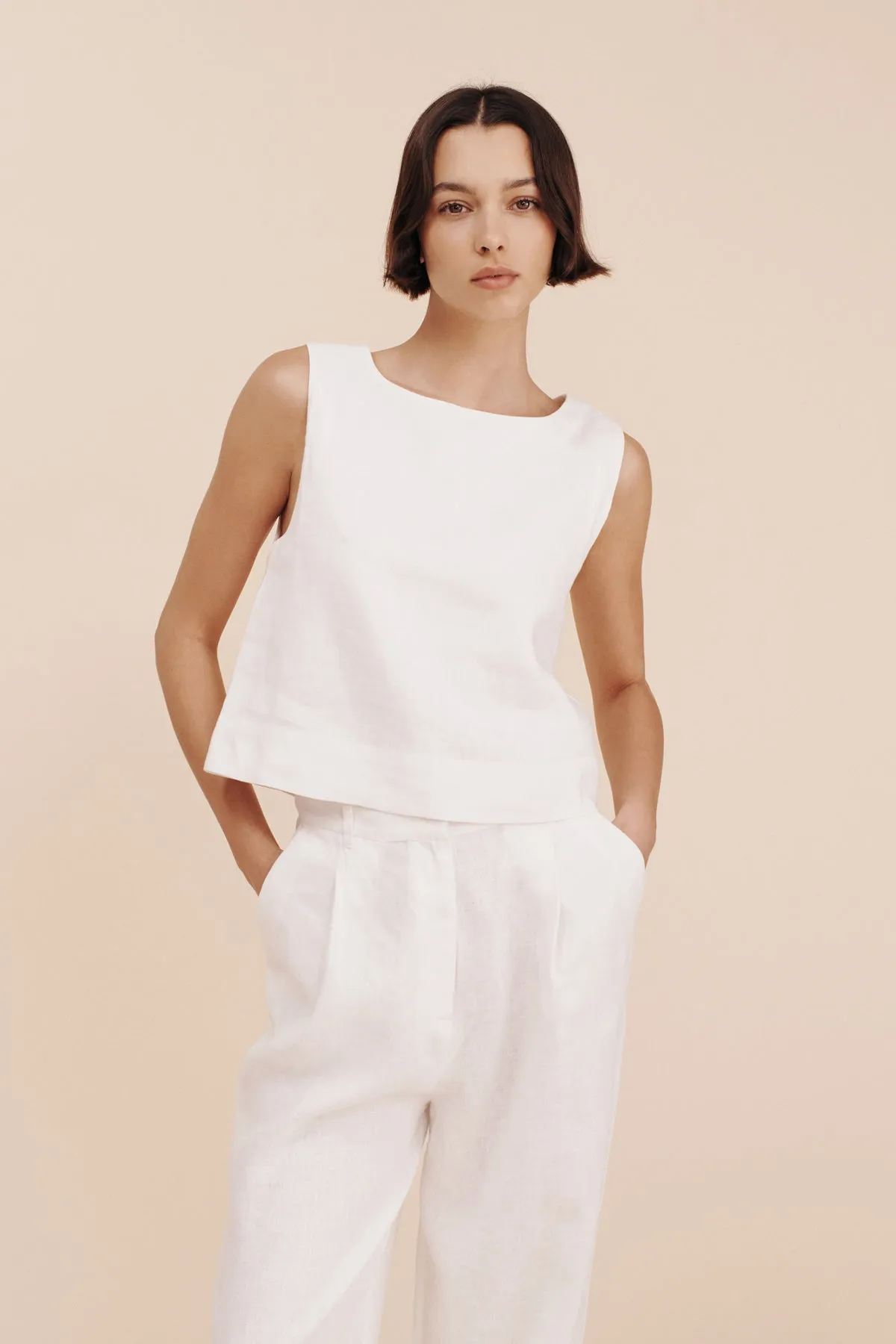 MABEL TOP - IVORY sold by Posse product image thumbnail 3