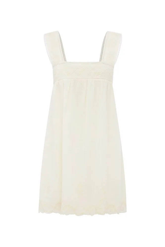 MYLAH MINI DRESS - CREAM sold by Posse product image thumbnail 5