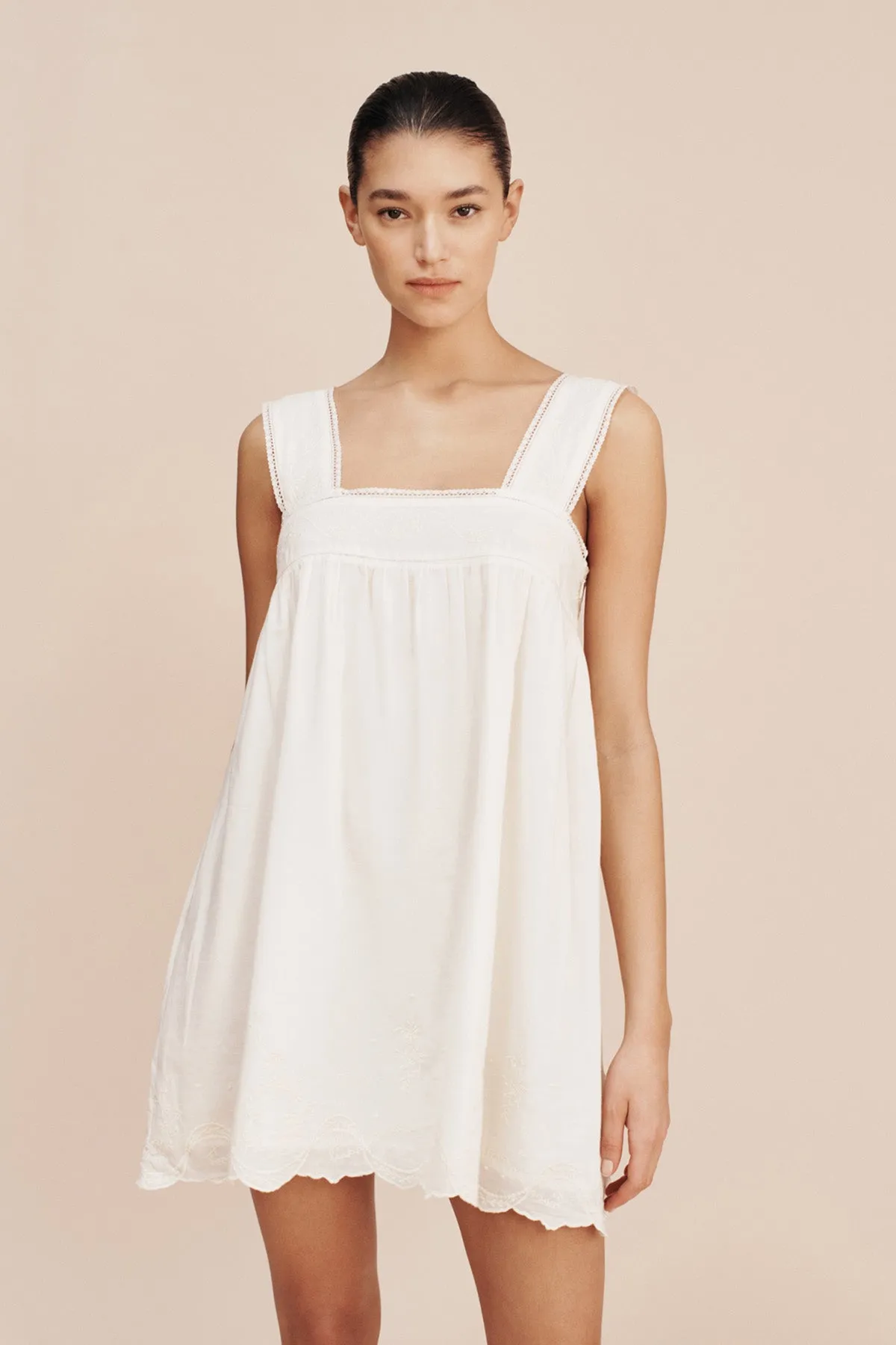 MYLAH MINI DRESS - CREAM sold by Posse