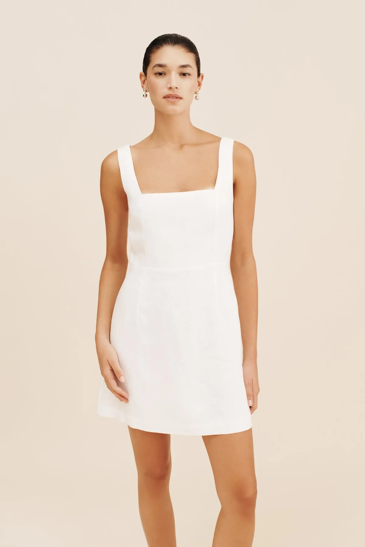 SKYLA MINI DRESS - IVORY sold by Posse product image thumbnail 2