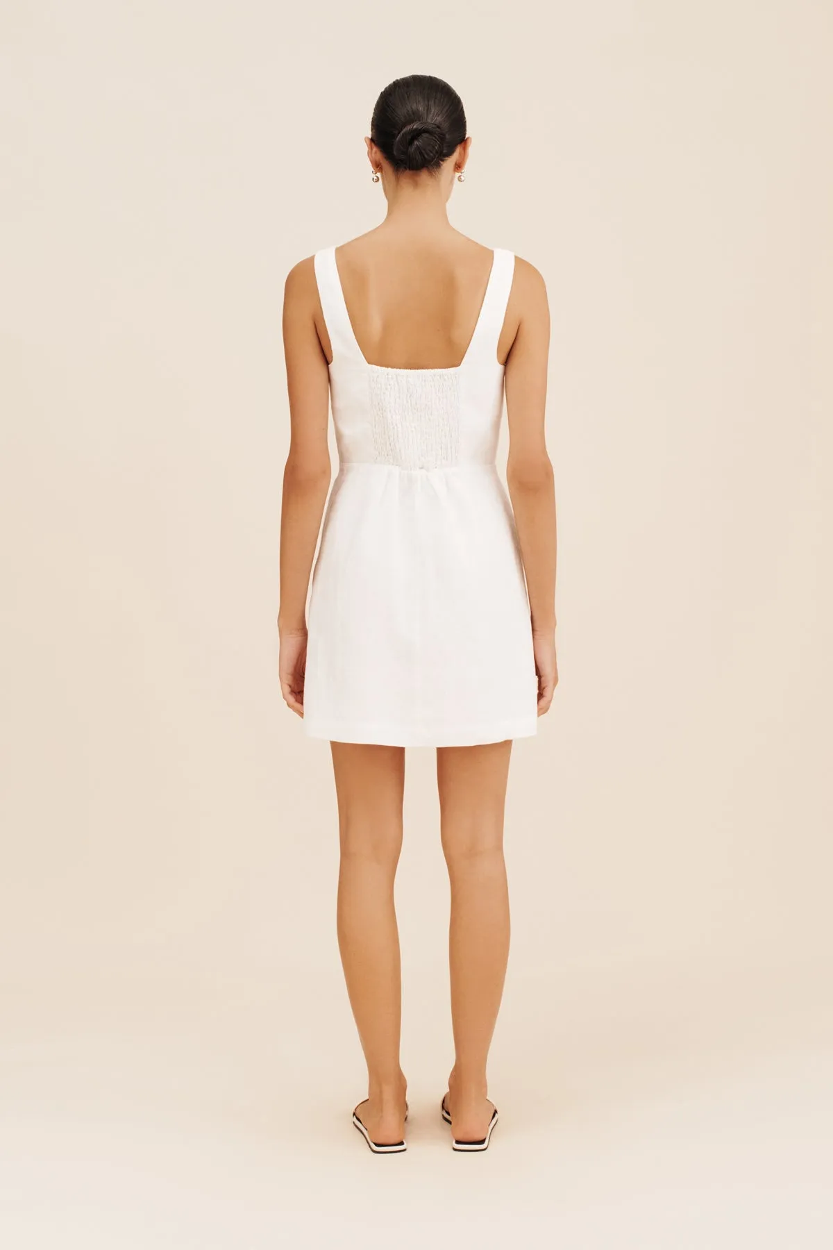 SKYLA MINI DRESS - IVORY sold by Posse product image thumbnail 5