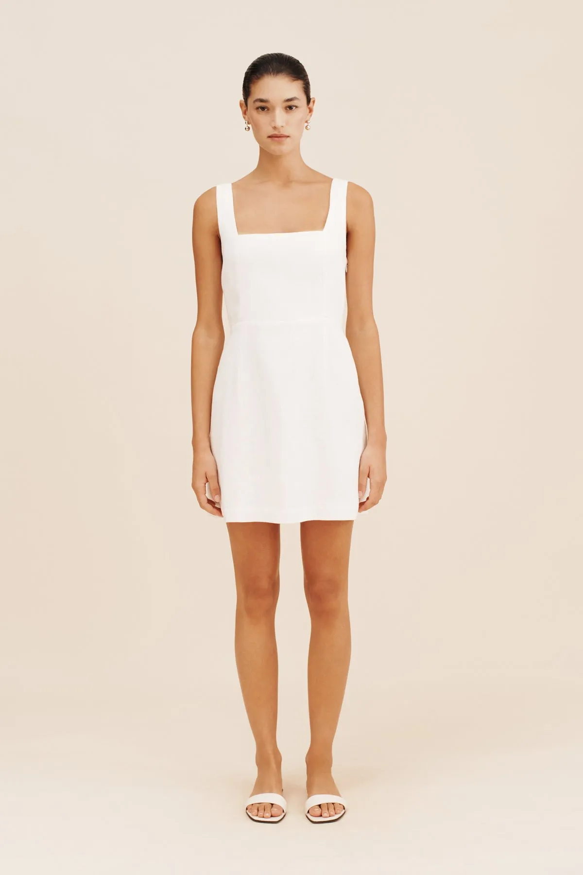 SKYLA MINI DRESS - IVORY sold by Posse