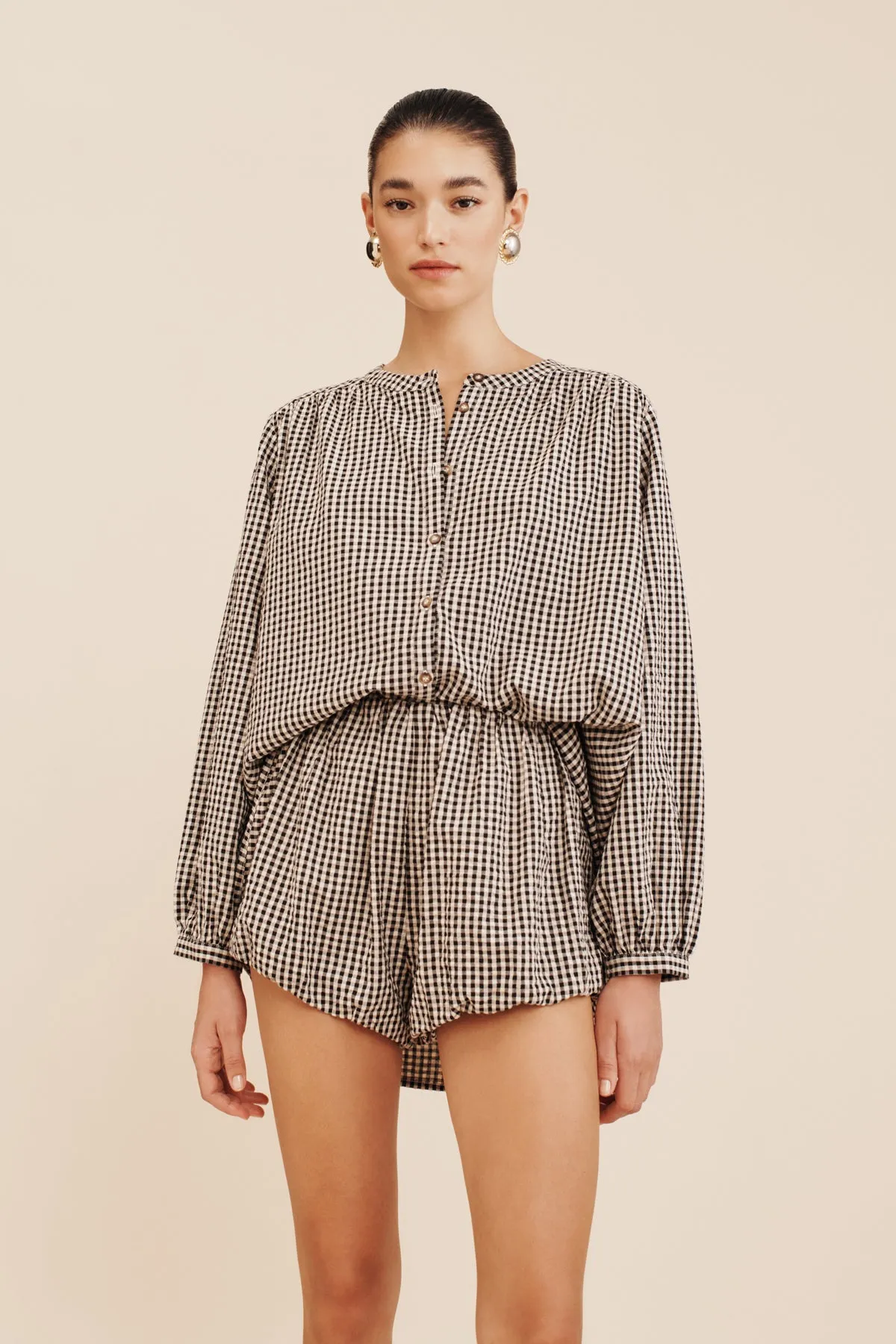 MIRA SHIRT - GINGHAM sold by Posse product image thumbnail 4