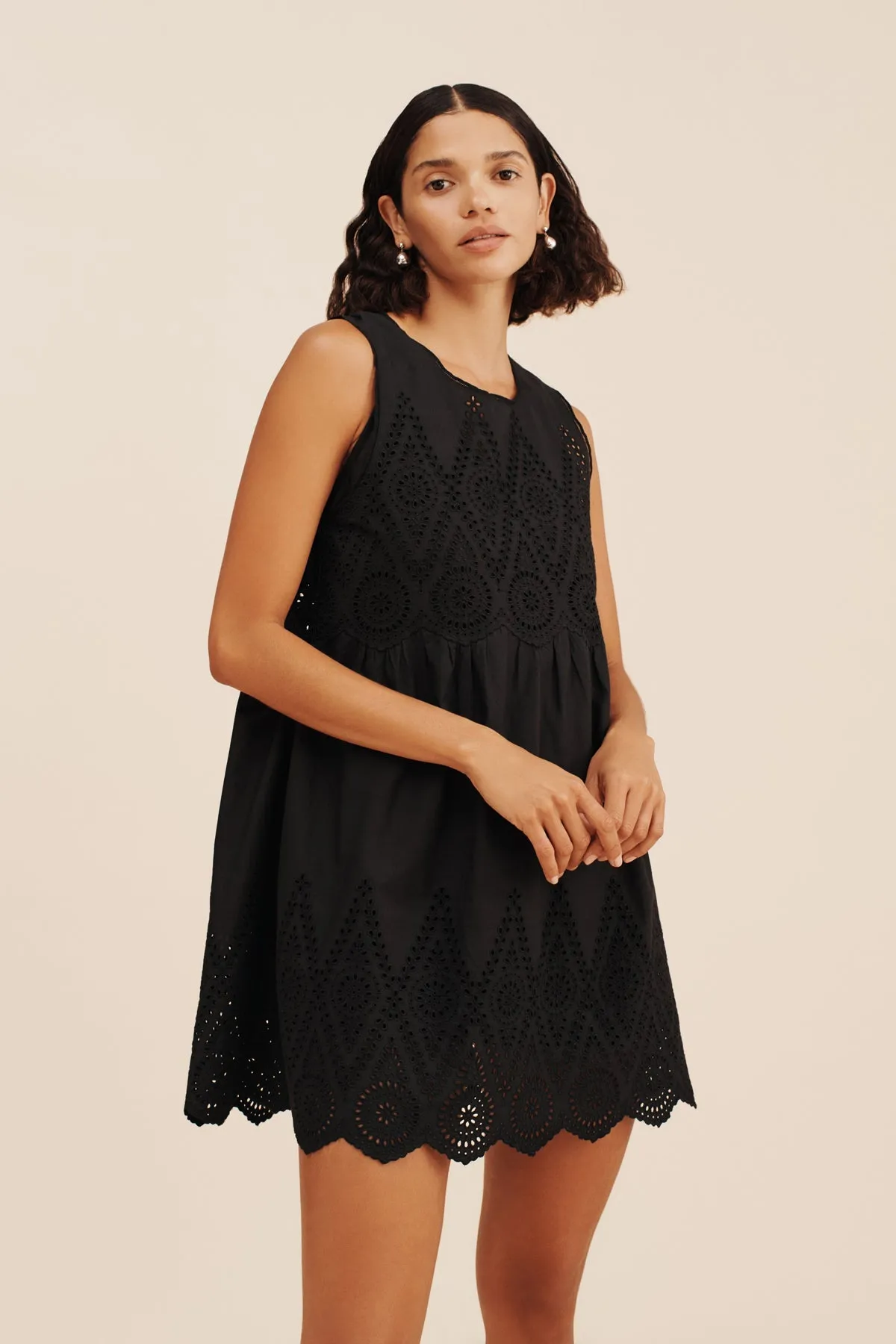 LOUISA MINI DRESS - BLACK sold by Posse product image thumbnail 4