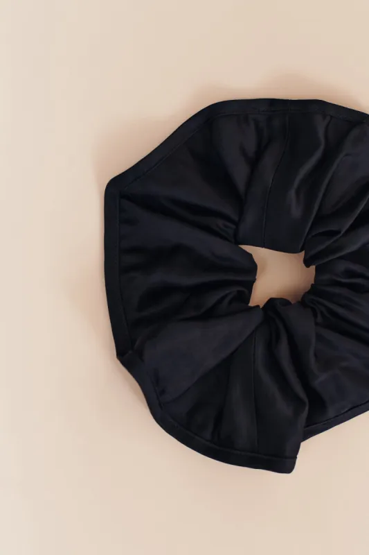 LEILA SCRUNCHIE - MIDNIGHT sold by Posse