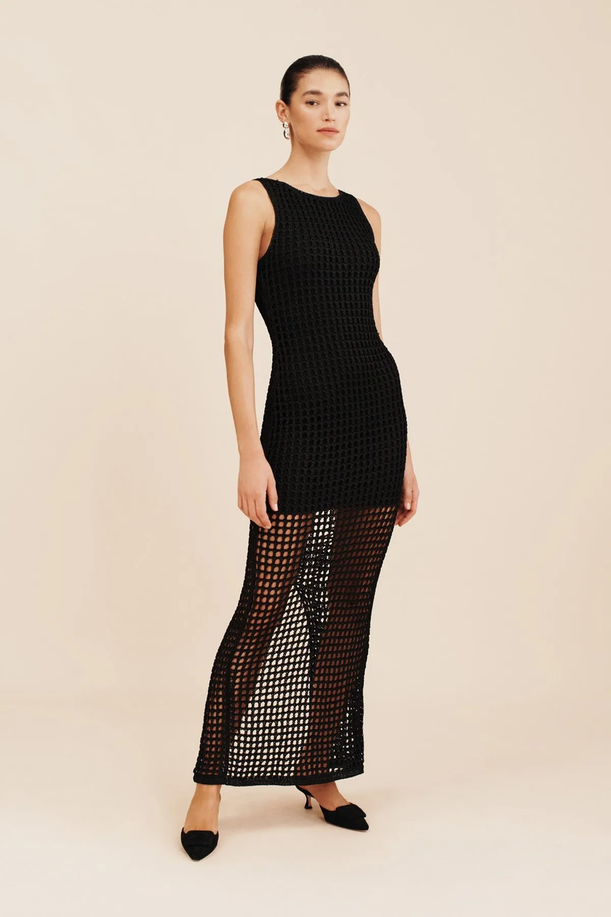 PHOEBE DRESS - BLACK sold by Posse