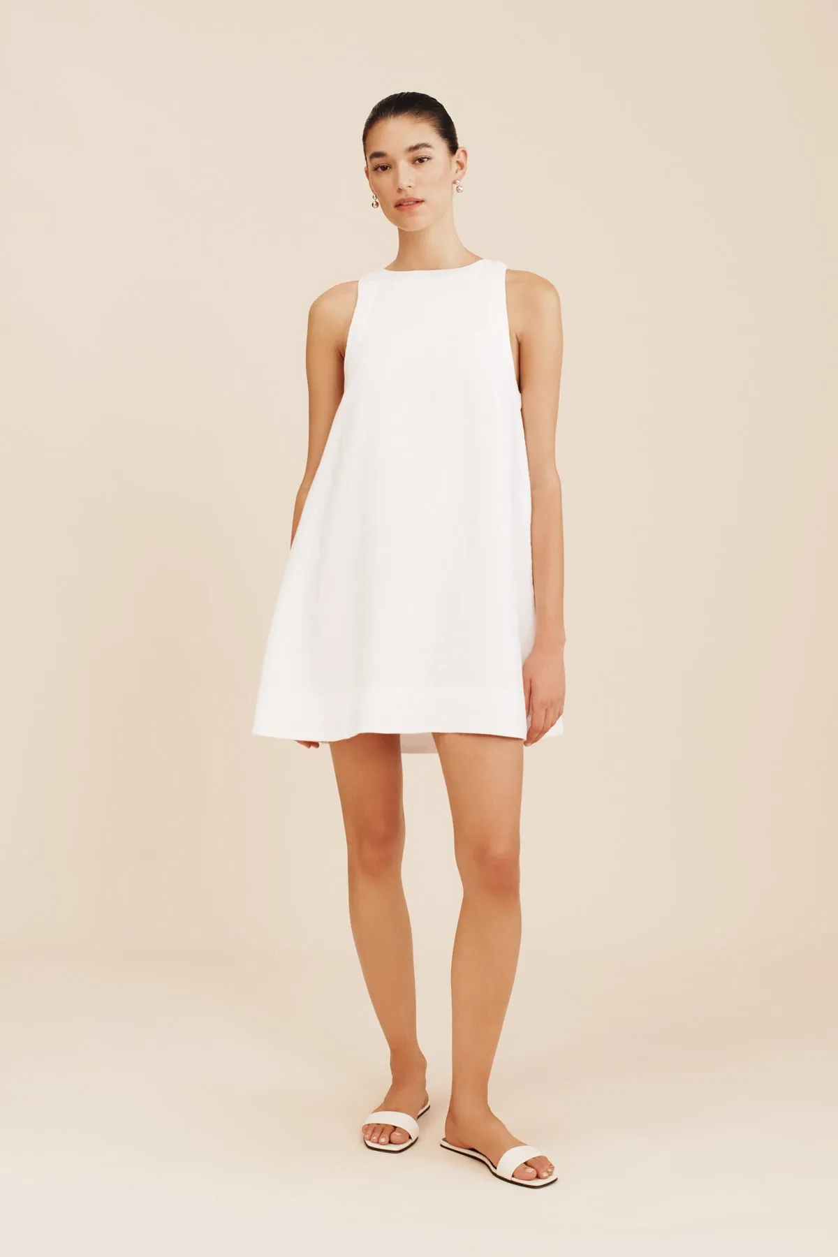 POPPY DRESS - IVORY sold by Posse