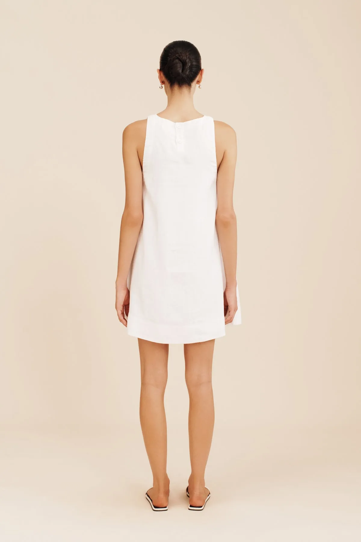 POPPY DRESS - IVORY sold by Posse product image thumbnail 5