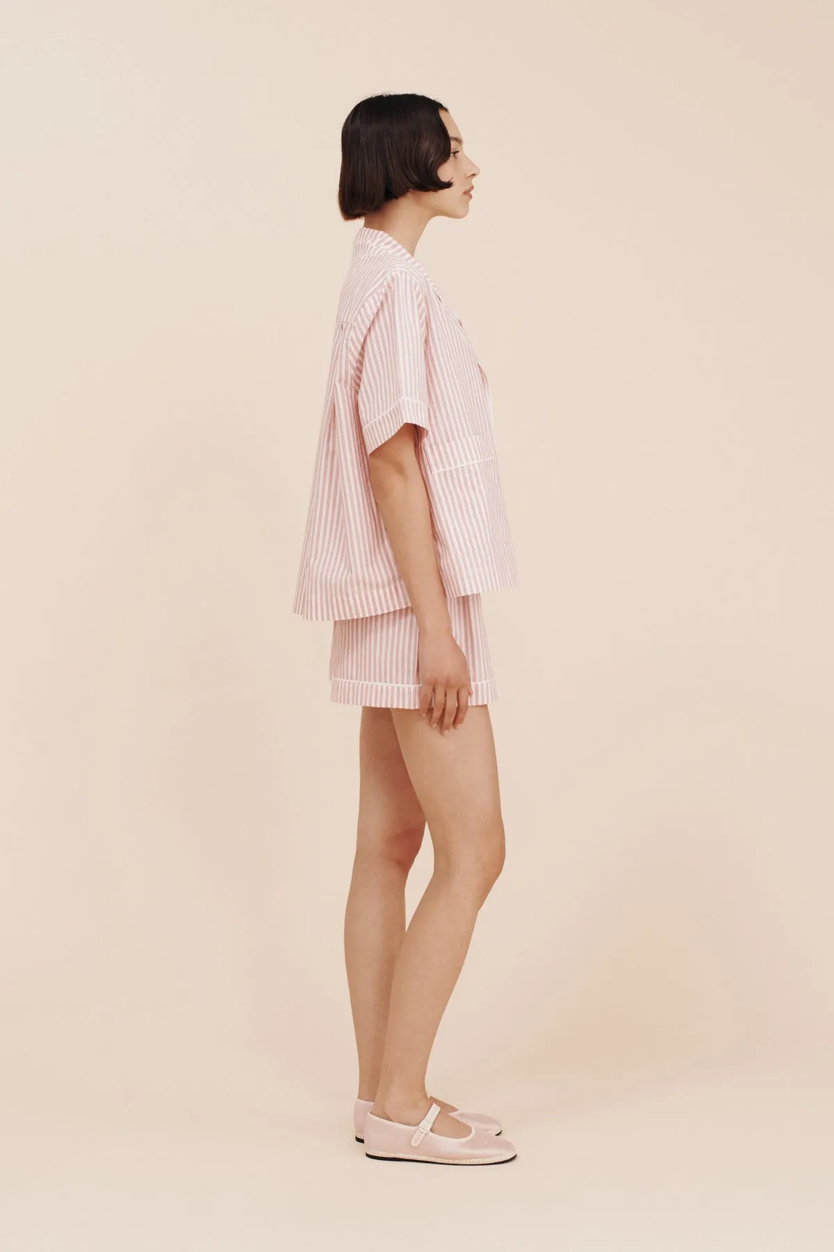 EDIE SHIRT - STRAWBERRY STRIPE sold by Posse product image thumbnail 2