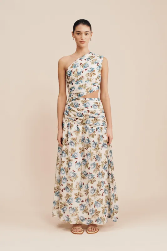 JOSLIN ONE SHOULDER DRESS - MEADOW sold by Posse