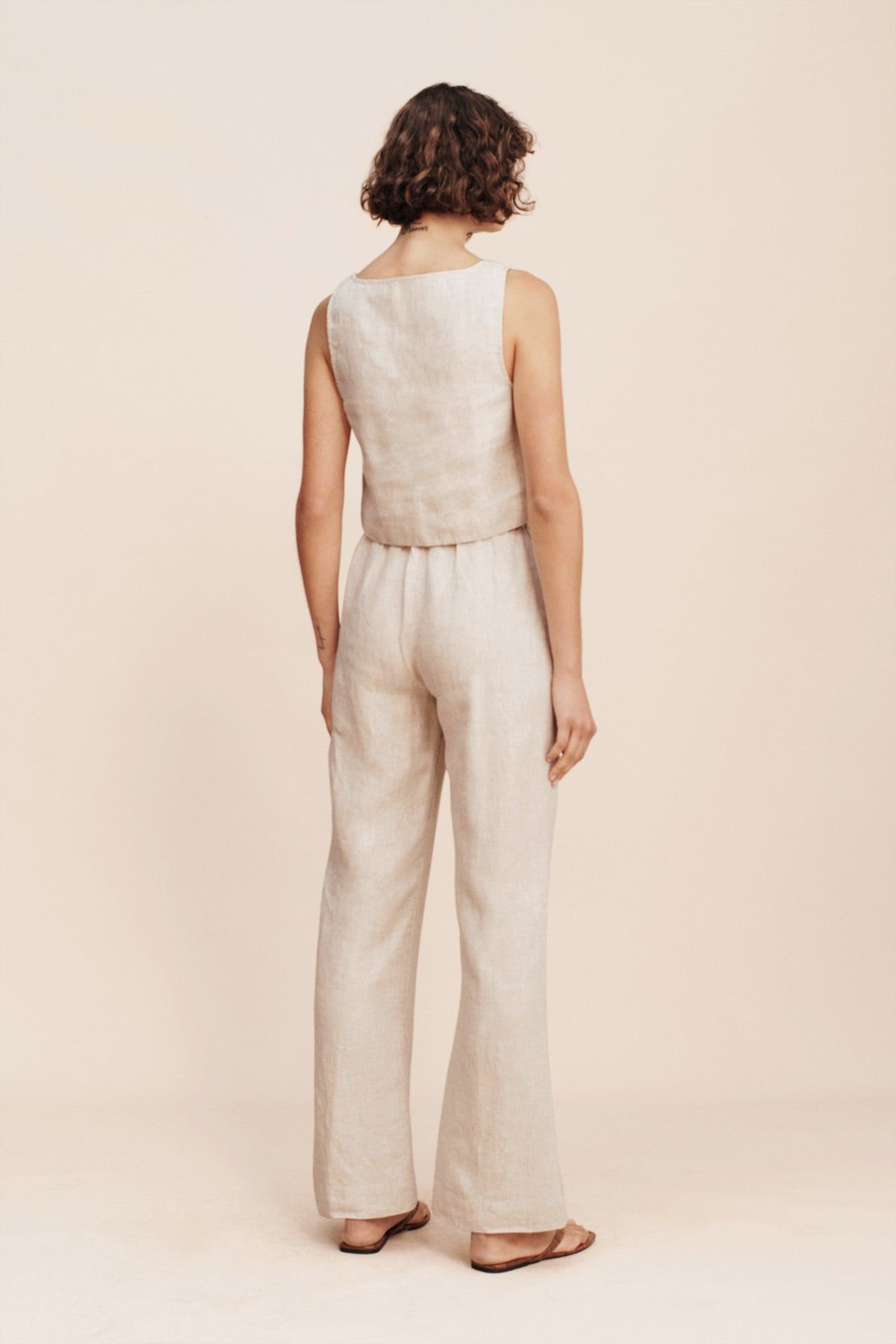 SOL TROUSER - NATURAL sold by Posse product image thumbnail 5