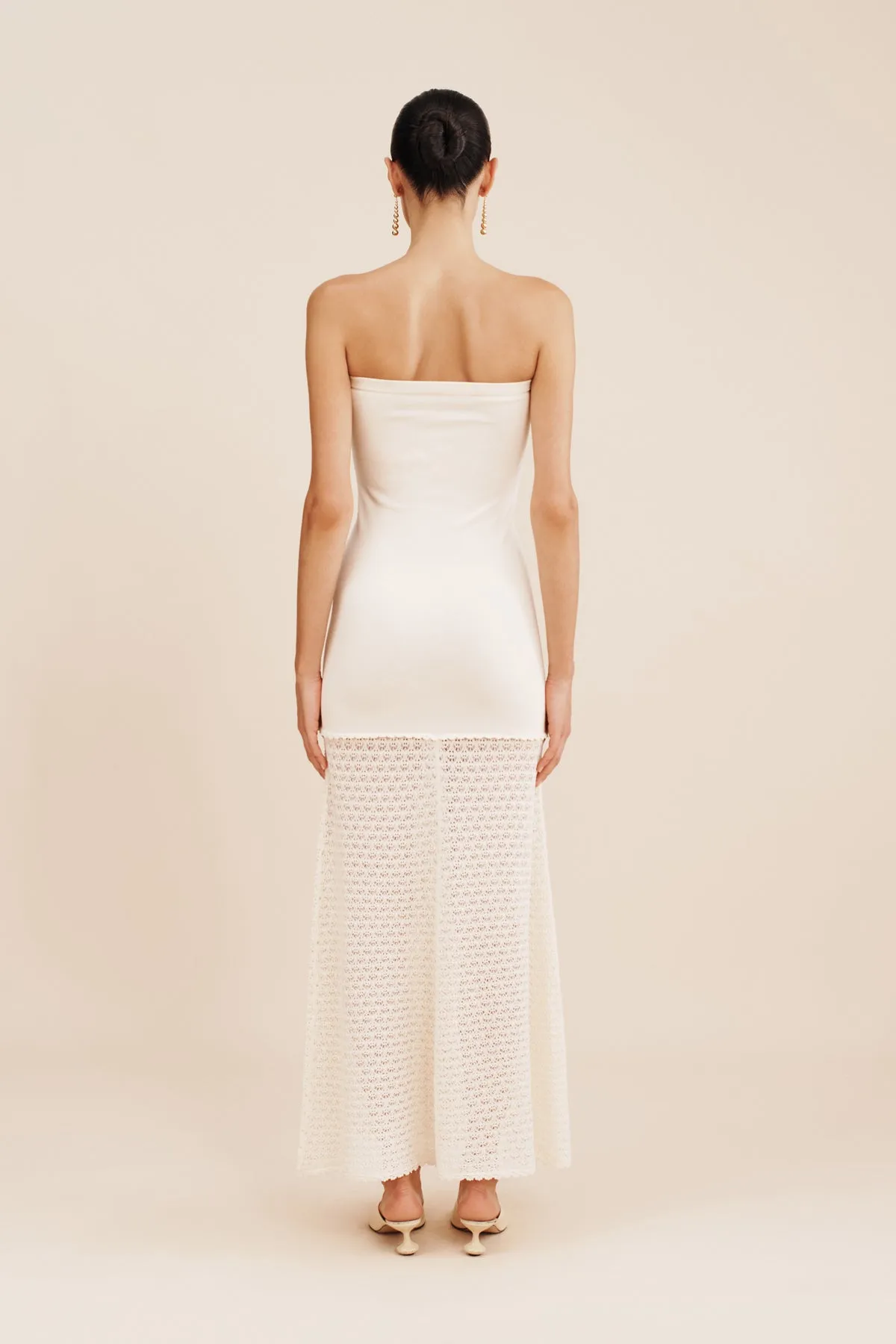 ROMY STRAPLESS DRESS - CREAM sold by Posse product image thumbnail 4