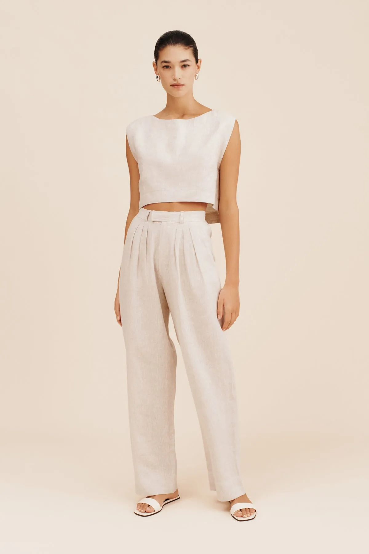 LOUIS TROUSER - NATURAL sold by Posse product image thumbnail 3