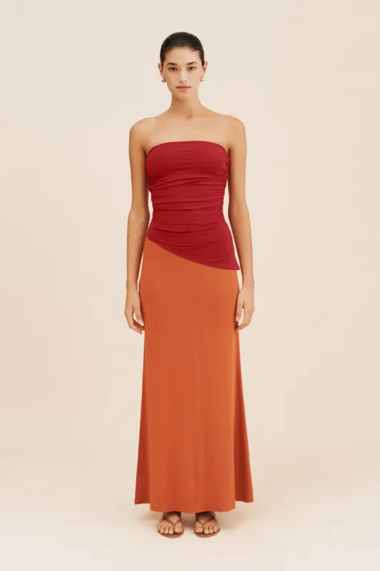 MASON SKIRT - BURNT ORANGE sold by Posse
