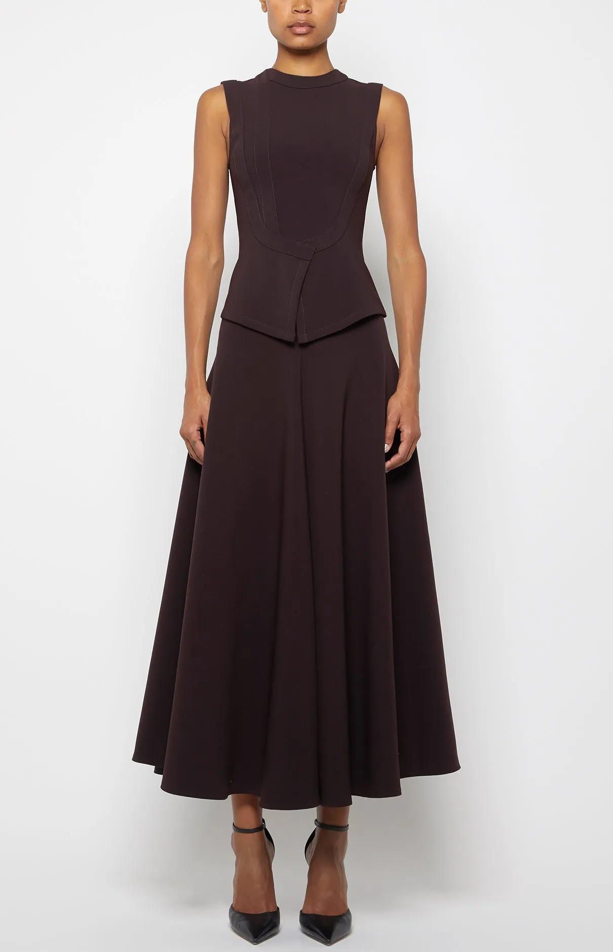 TAILORED ANGARKHA WAISTCOAT sold by Prabal Gurung