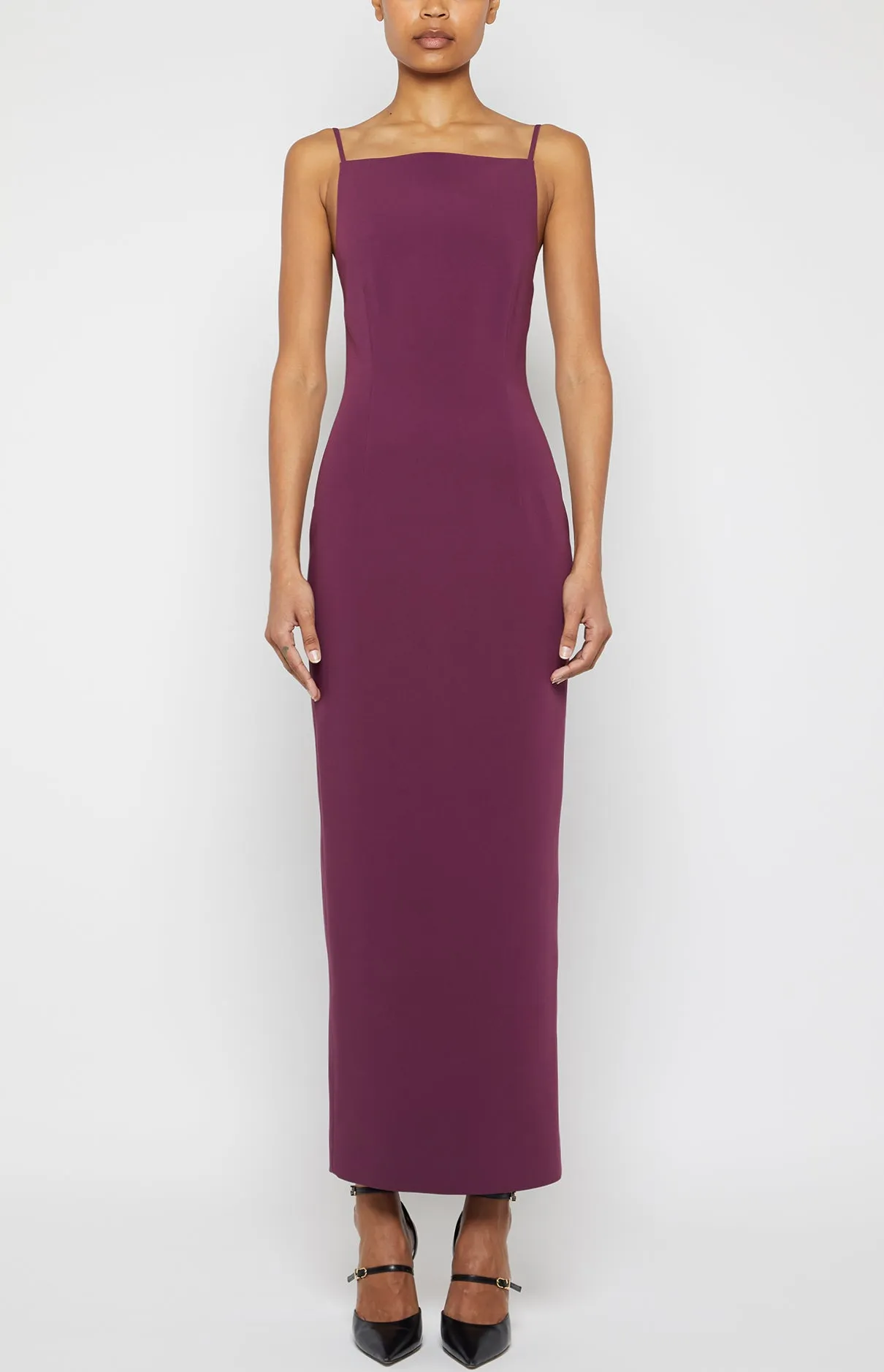 SQUARE NECK MIDI DRESS sold by Prabal Gurung